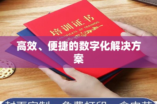 厦门高效、便捷的数字化解决方案