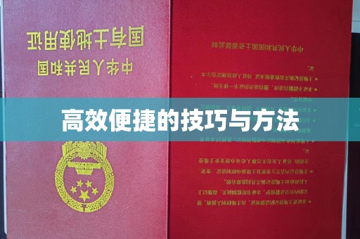 厦门高效便捷的技巧与方法