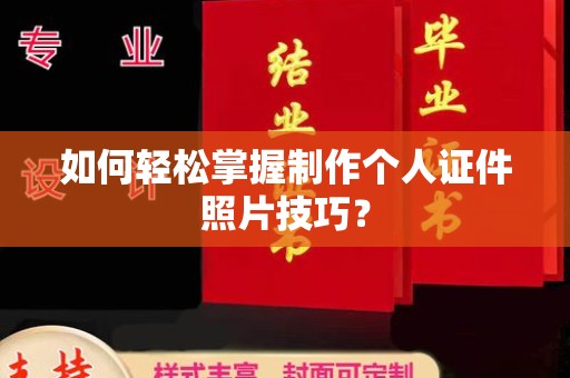 厦门如何轻松掌握制作个人证件照片技巧？