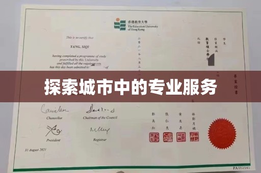 厦门探索城市中的专业服务