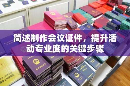 厦门简述制作会议证件，提升活动专业度的关键步骤