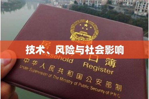厦门技术、风险与社会影响