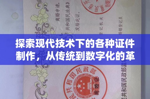 厦门探索现代技术下的各种证件制作，从传统到数字化的革新之路