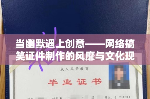厦门当幽默遇上创意——网络搞笑证件制作的风靡与文化现象