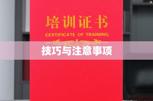 厦门技巧与注意事项